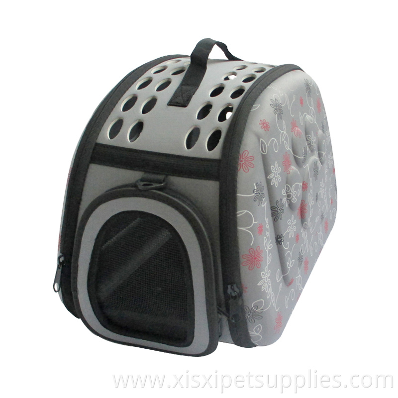 Designer Unique Airline Approved Outdoor Plastic Foldable Cat Dog Pet Travel Tote Bag Carriers